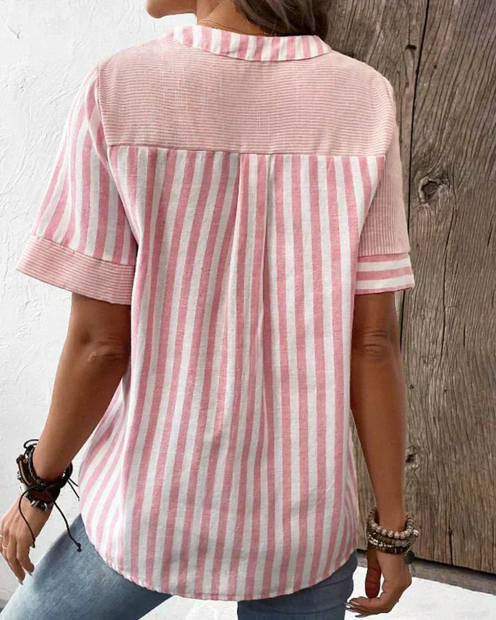 Lilac | Cozy Striped Top