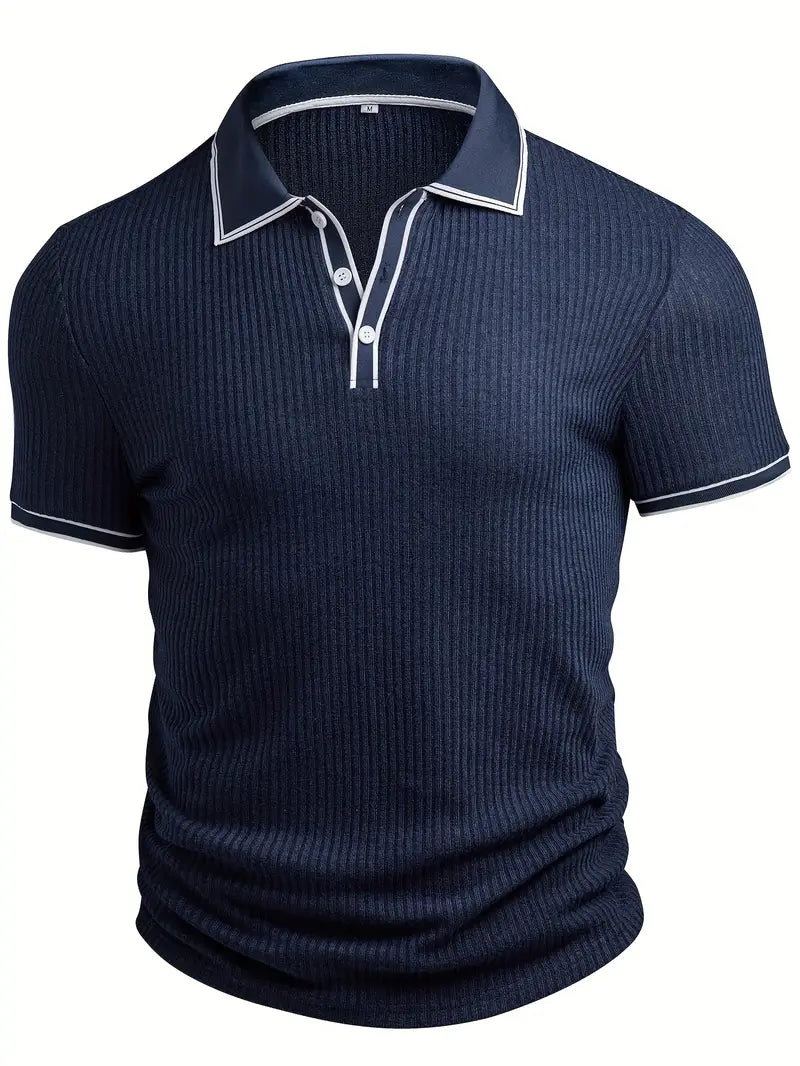 Emilio™ - Men's Tailored Ribbed Polo