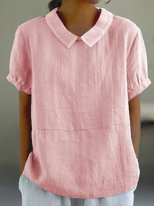 Amalie™ - Relaxed Fit Collared Blouse