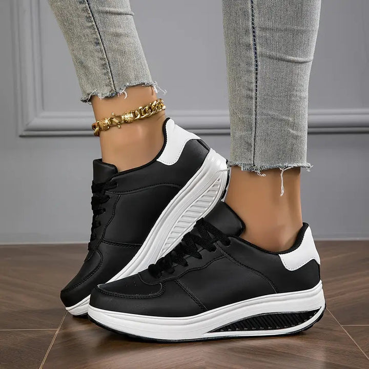 Breathable Platform Sneakers for Women's Fashion