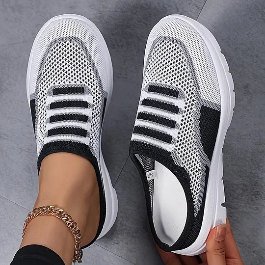Stylish and Breathable Women's Slip-On Mesh Sneakers