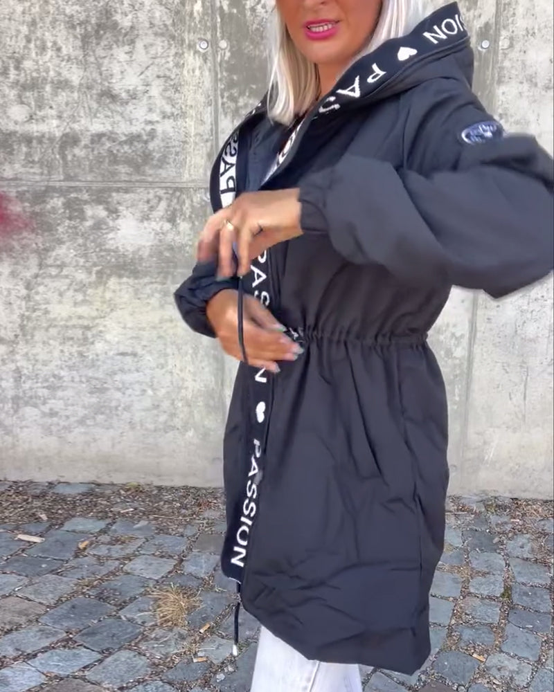 Alexa™ - Casual Hooded Coat