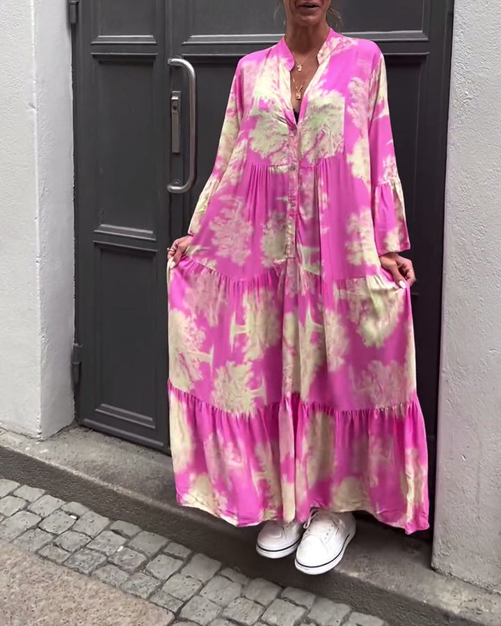 Diana™ - Comfortable Patchwork Maxi Dress