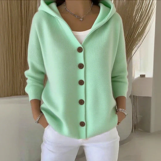 Teri™ - Women's Long-Sleeved Cotton Cardigan