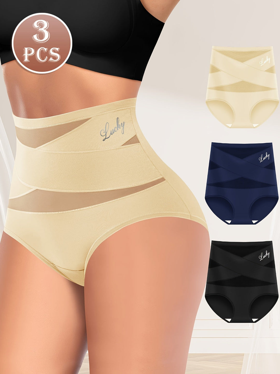 Elvy™ - Women's High Waist Tummy Control Briefs