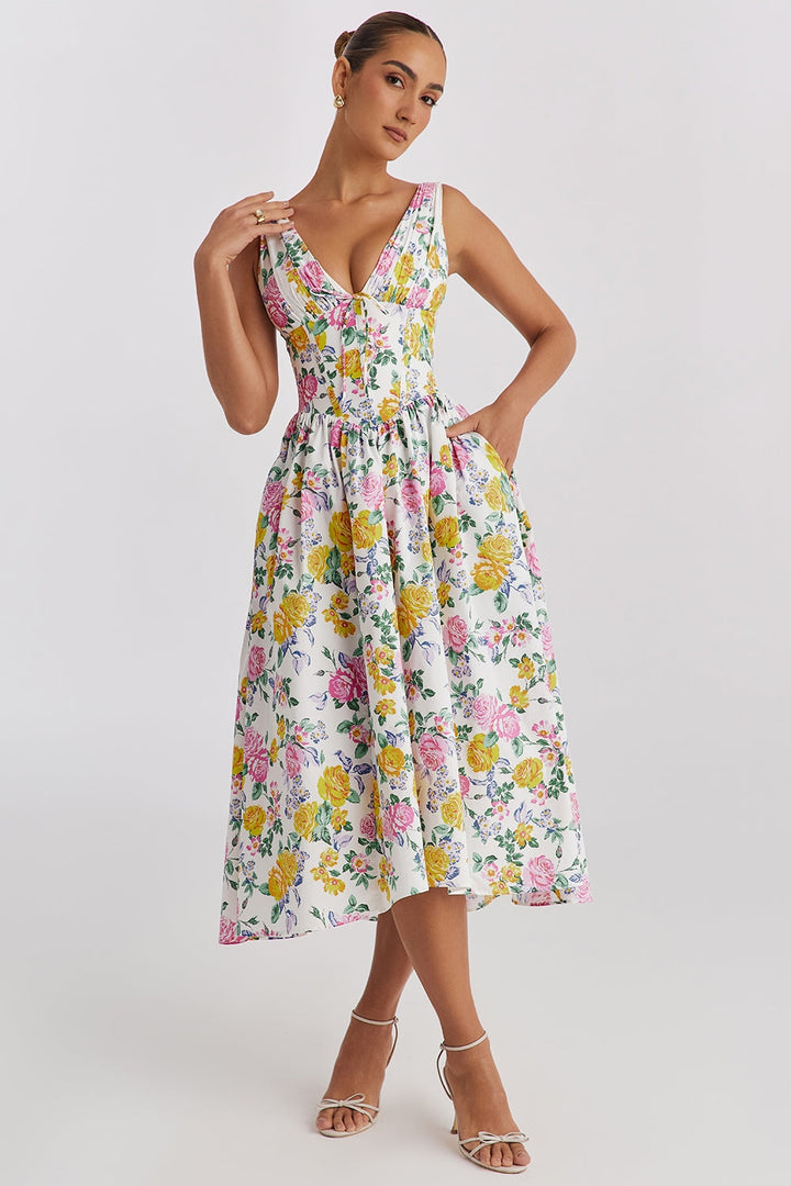 Aeliana - Elegant, flattering summer dress