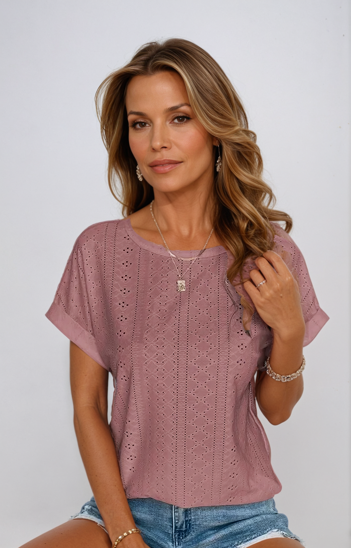 Riza™ - Casual Cutout Top