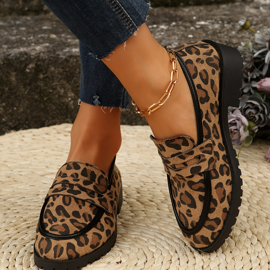 Maggie | Leopard Print Slipper