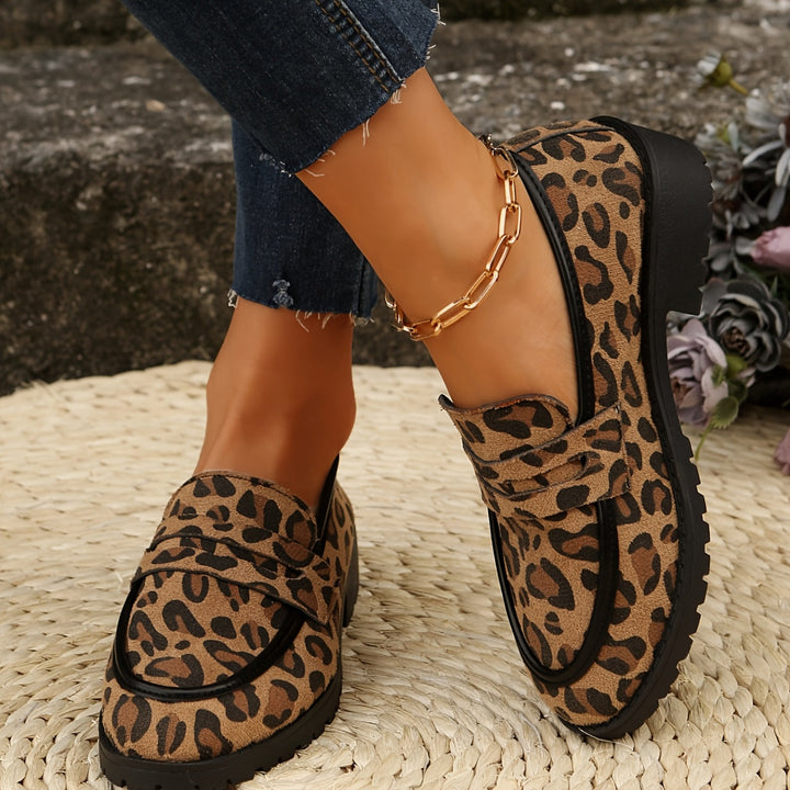 Maggie | Leopard Print Slipper
