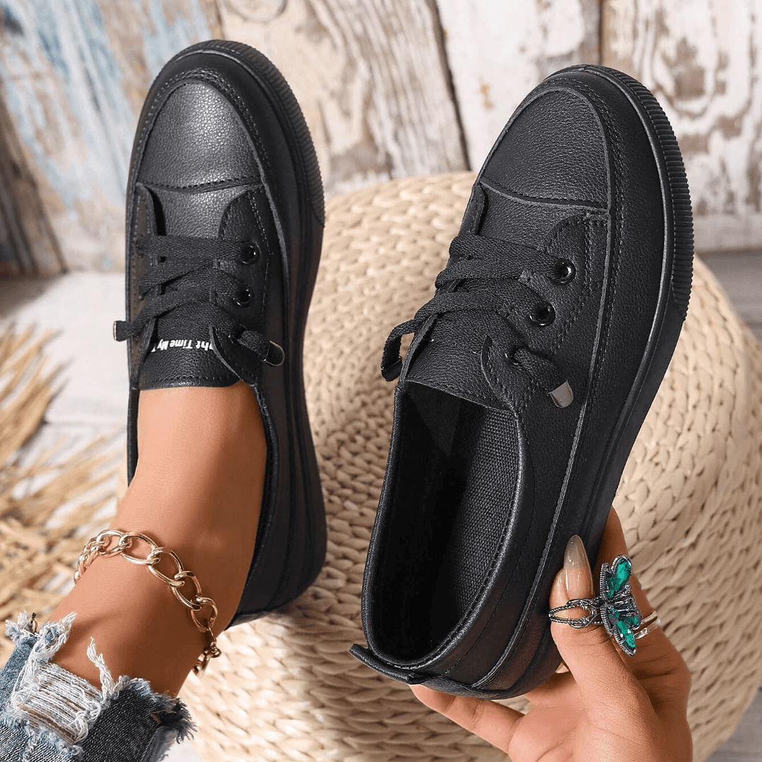 Elise™ – Women's Lace-Up Orthopedic Flat Shoes