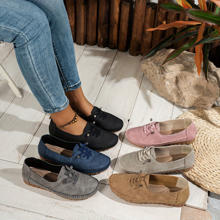 Orthelia™ – Supportive Cushioned Moccasins for Sensitive Feet