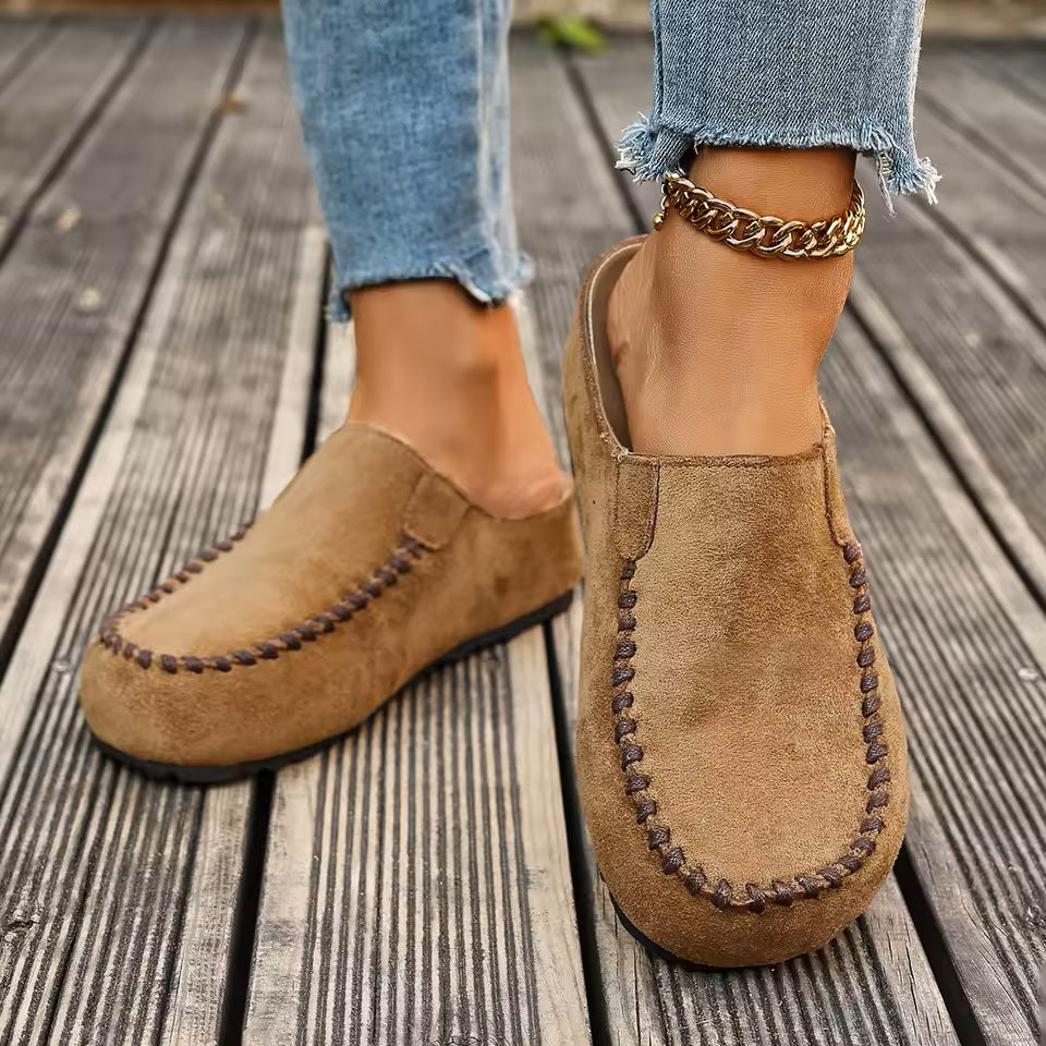 Retro-inspired orthopedic slippers for women