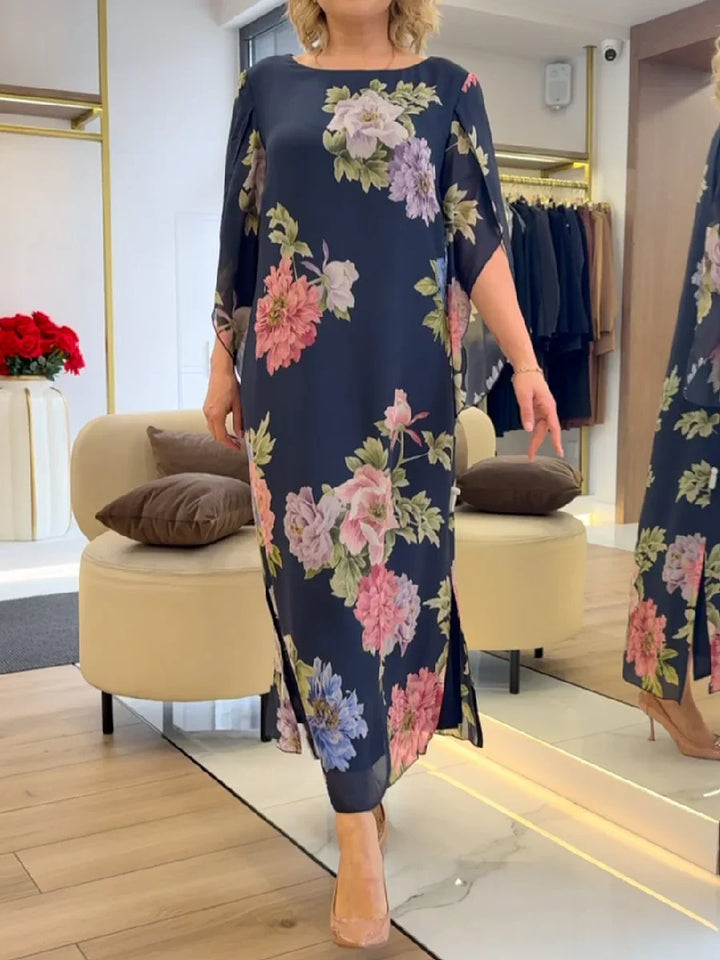 Lightweight floral print maxi dress for ultimate comfort