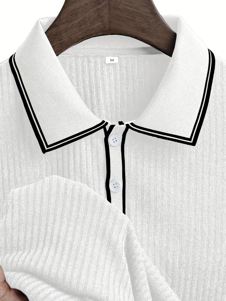 Emilio™ - Men's Tailored Ribbed Polo