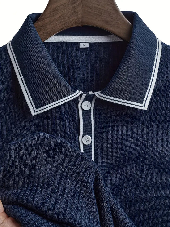 Emilio™ - Men's Tailored Ribbed Polo