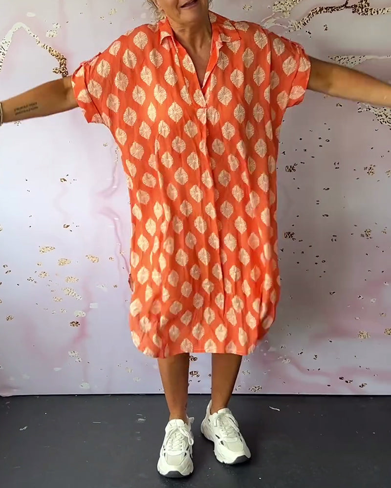 Dinie | Loose-fitting spring dress