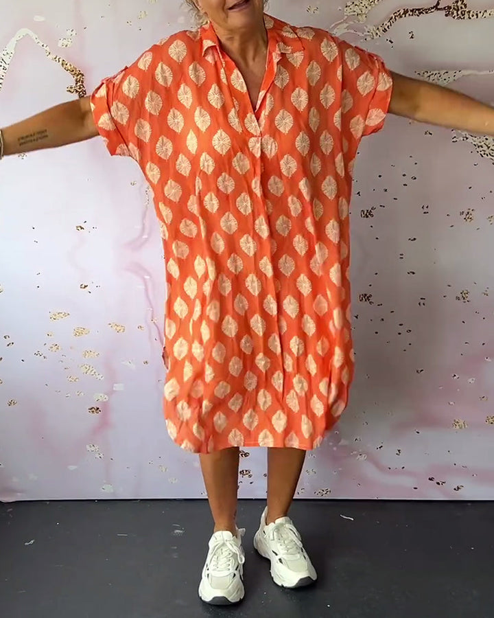 Dinie | Loose-fitting spring dress