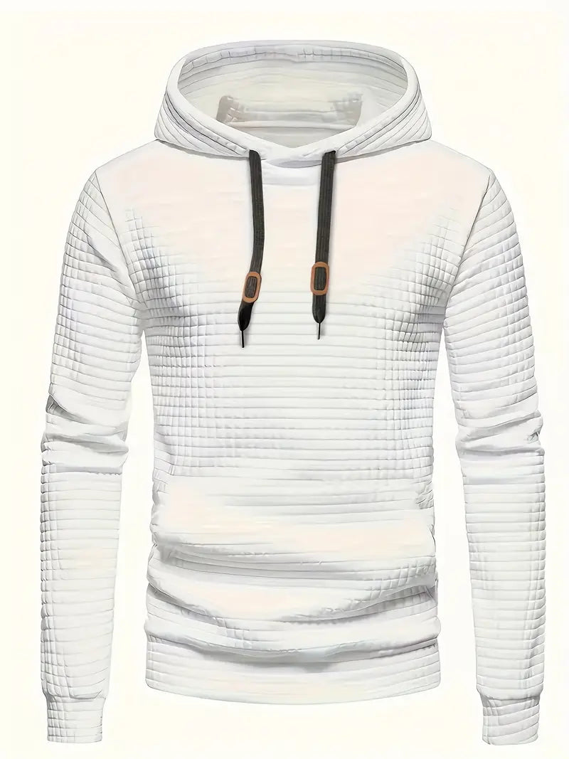 Emanuele - Men's Waffle Casual Hoodies