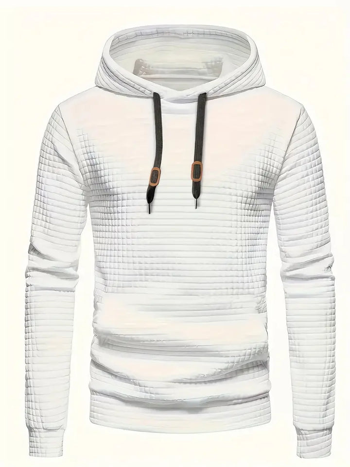 Emanuele - Men's Waffle Casual Hoodies