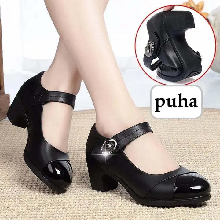 Millie™ - Women's Round Toe Leather Shoes