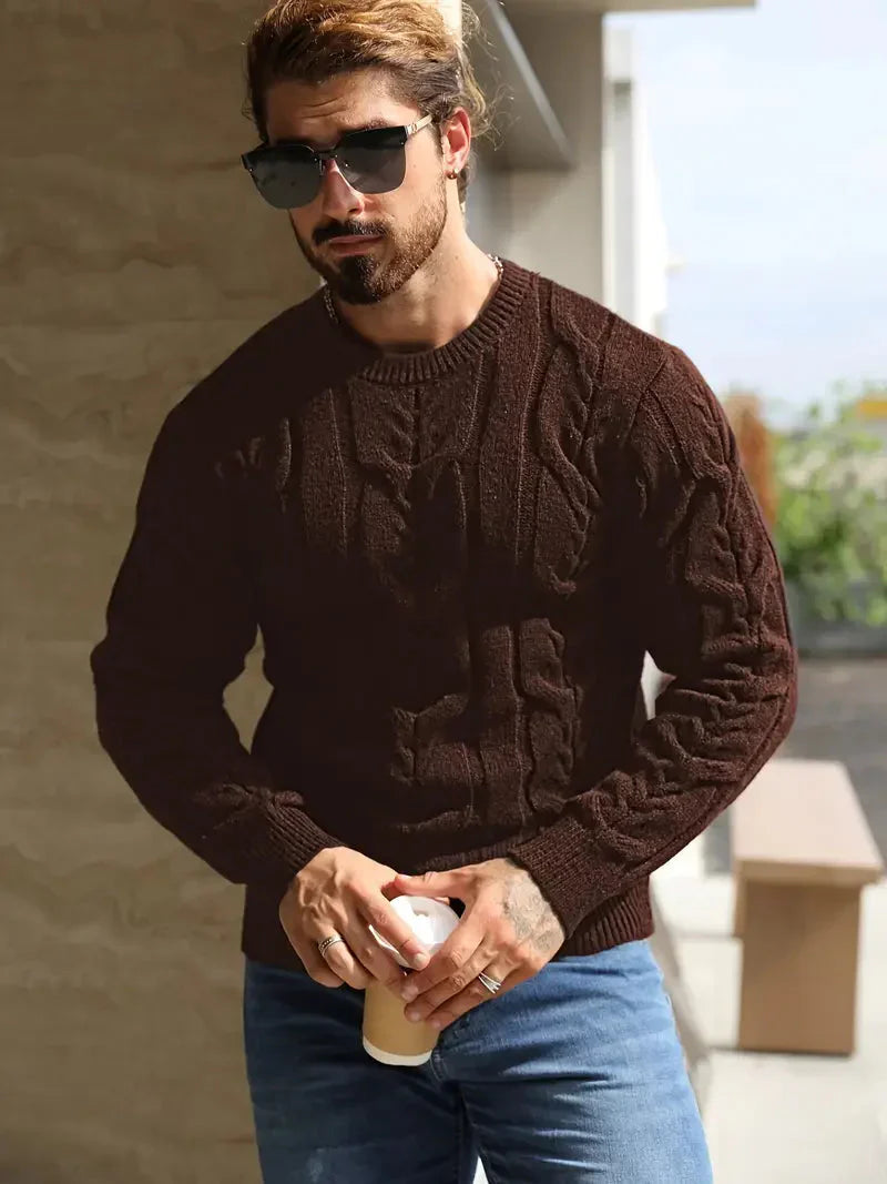 Brit & Boho™️ | Graphica Geo Knitted Jumper