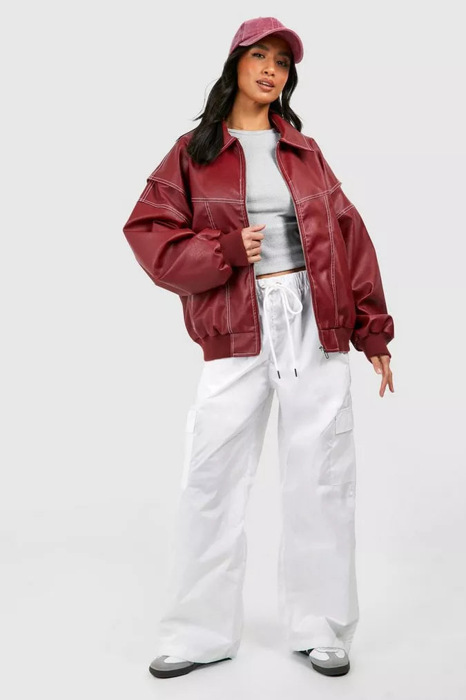 Clara | Women's Oversized Bomber Jacket