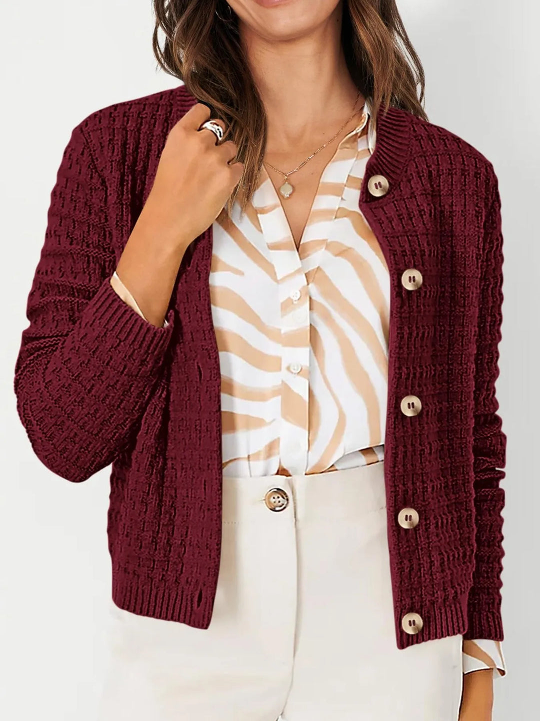 Harper™ - Button-Up Cardigan