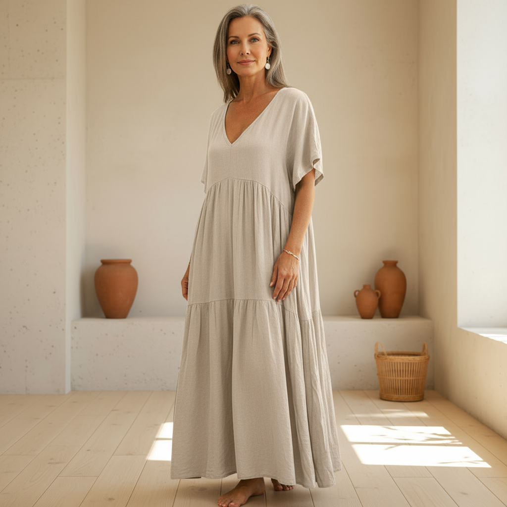 Maelis | Cotton-Linen Dress