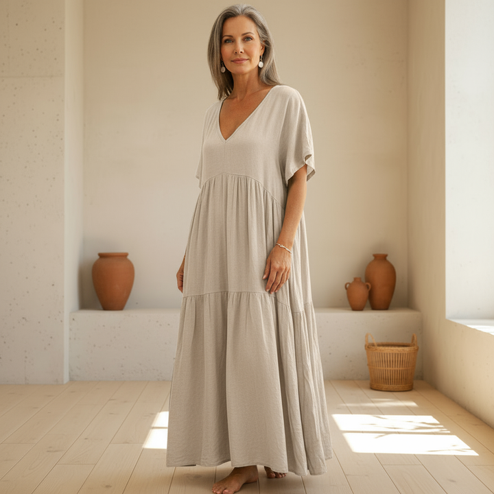Maelis | Cotton-Linen Dress