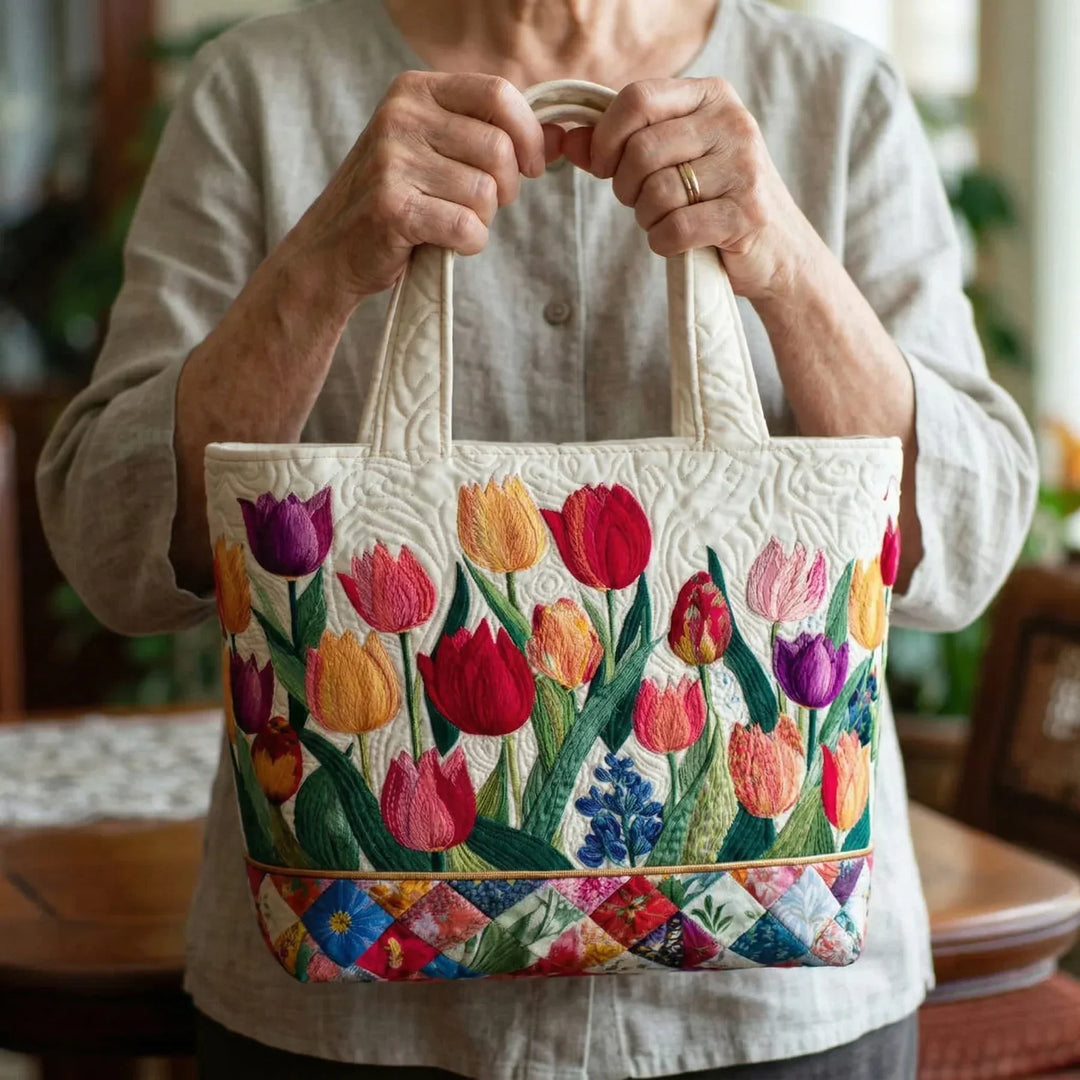 Padded Bag - Tulip Garden