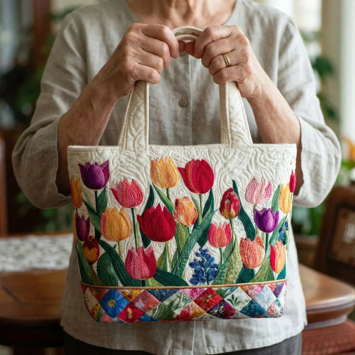 Padded Bag - Tulip Garden
