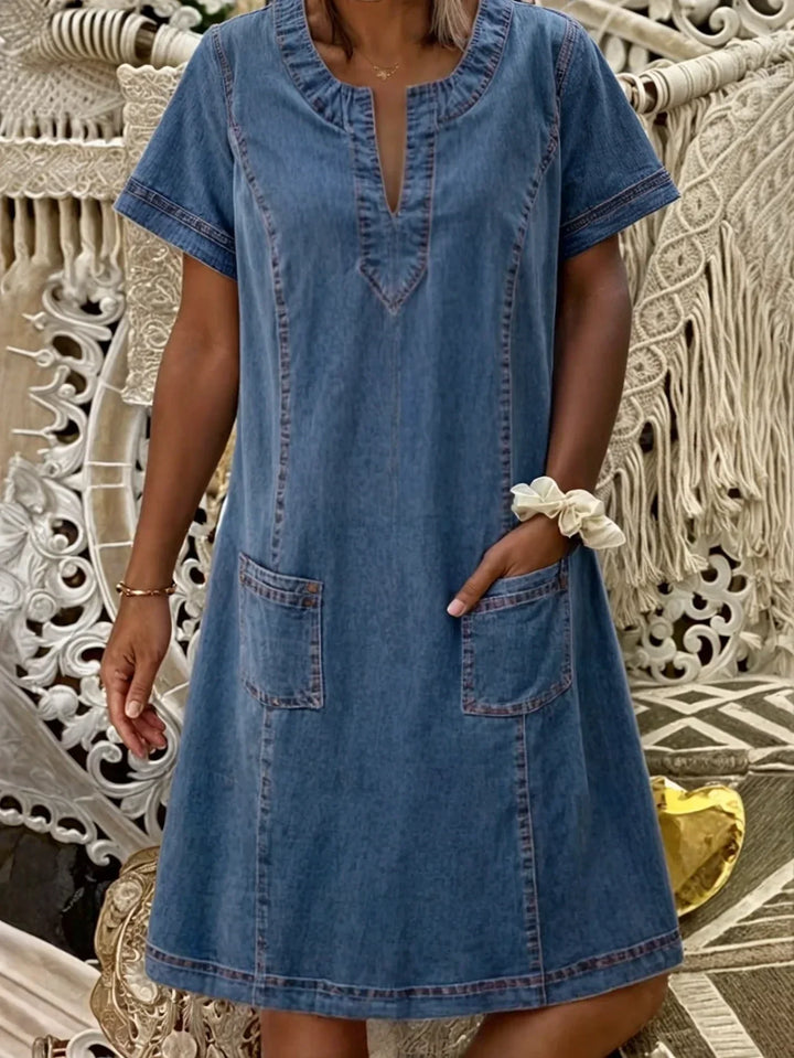 Sofia™ - Soft Denim Dress