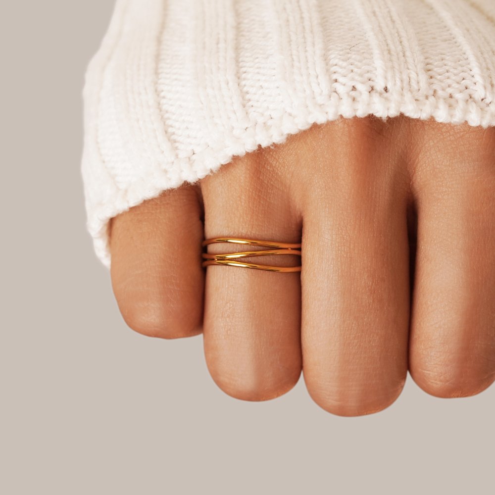 Alicia - Gold ring