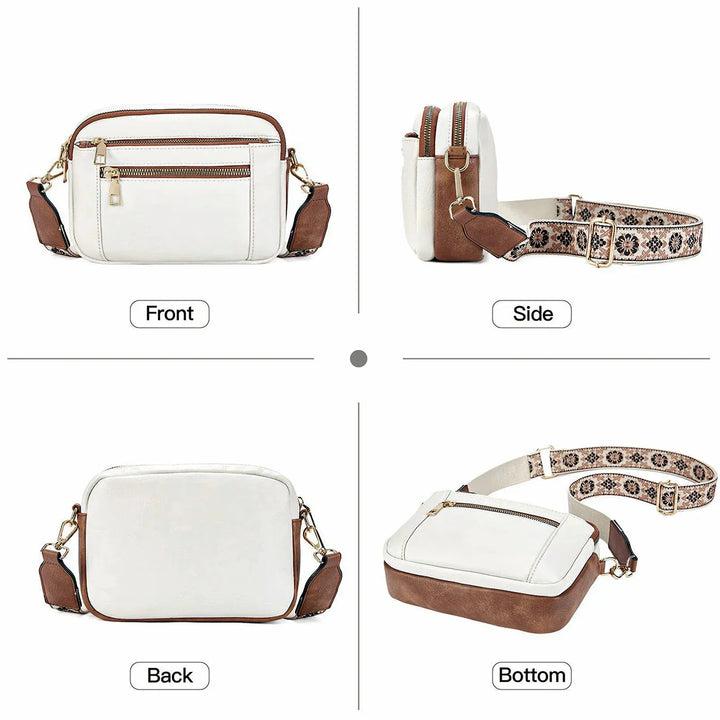 Nylah Shoulder Bag with Colorful Straps