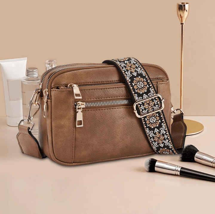 Nylah Shoulder Bag with Colorful Straps