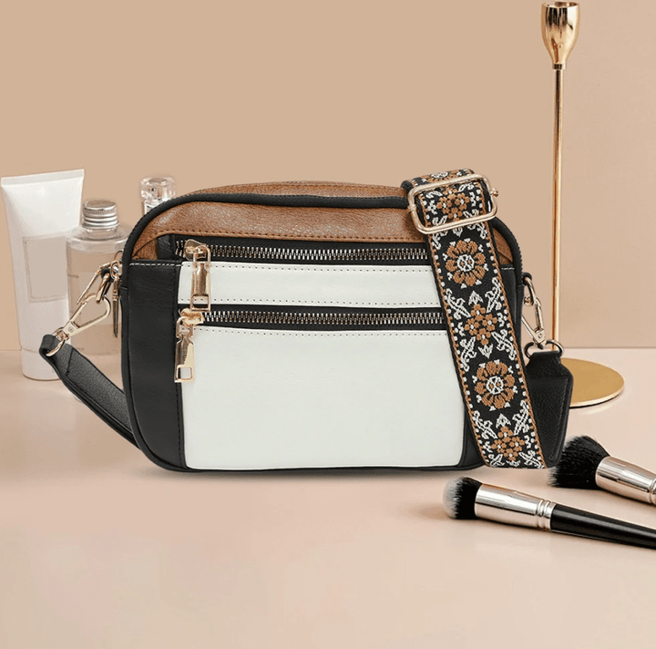 Nylah Shoulder Bag with Colorful Straps