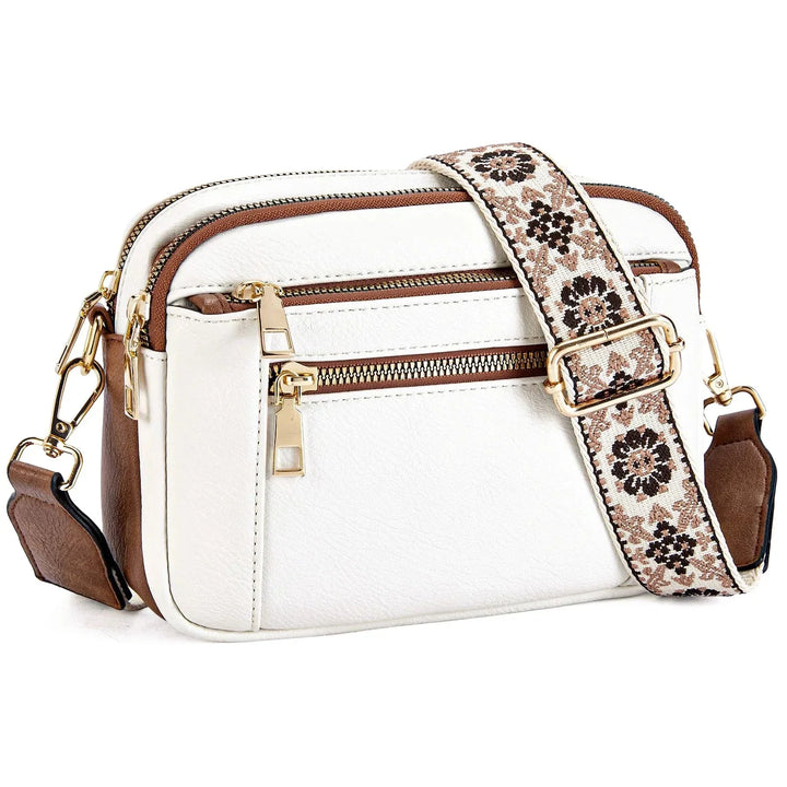 Nylah Shoulder Bag with Colorful Straps