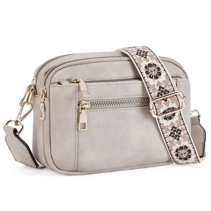 Nylah Shoulder Bag with Colorful Straps