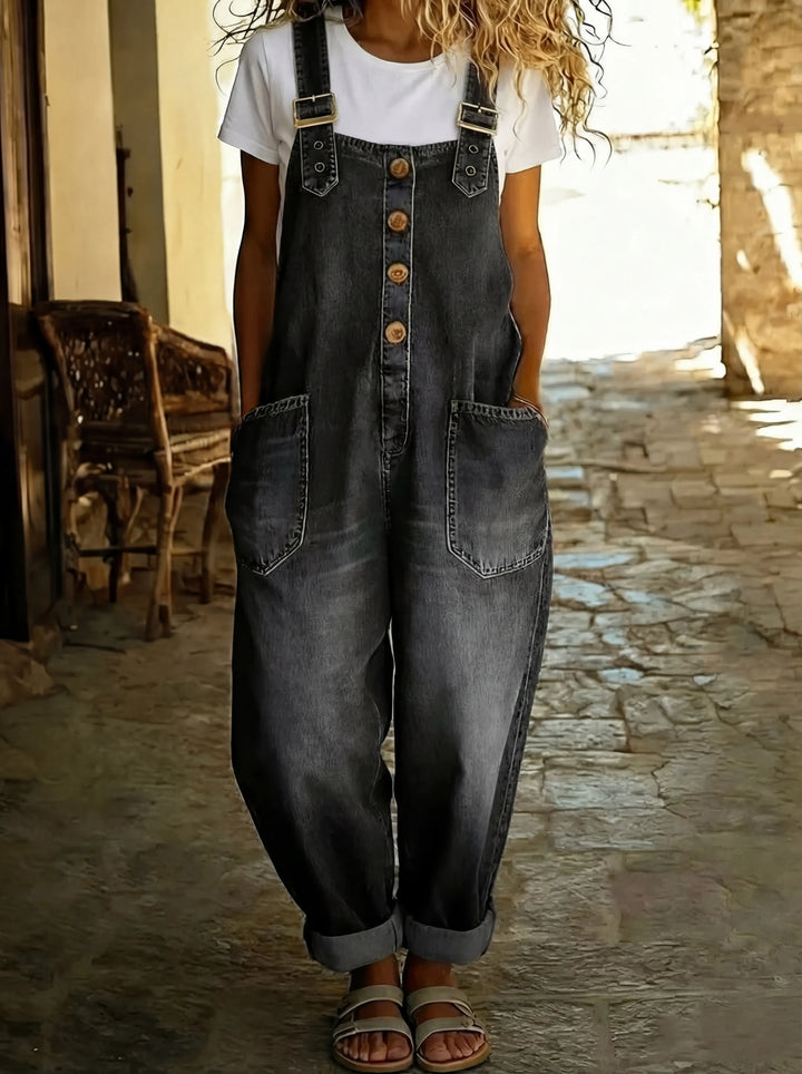 Rocio™ - Versatile Adjustable Buckle Denim Overalls