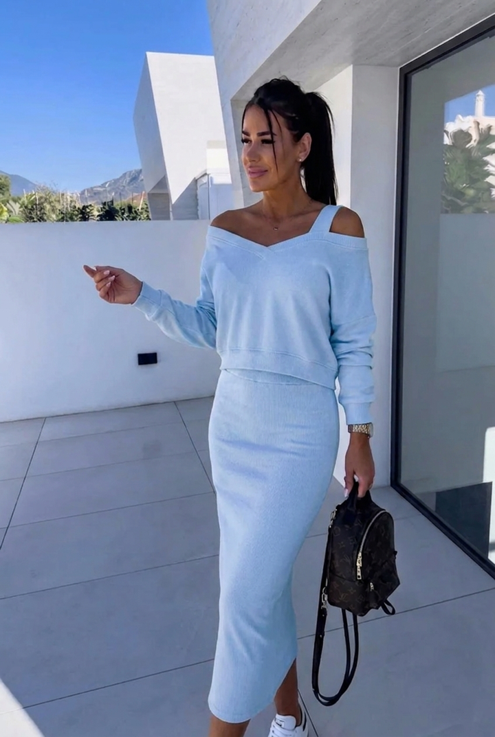 Andrea™ - Casual Sweatshirt and Dress Set