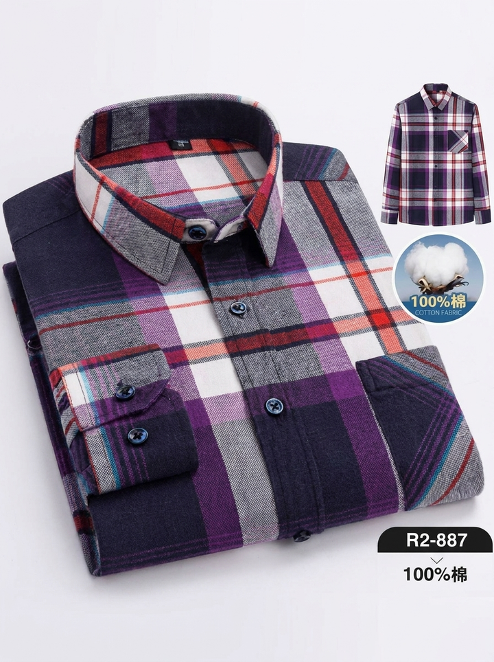 Apollo™ - Classic Check Shirt for Men