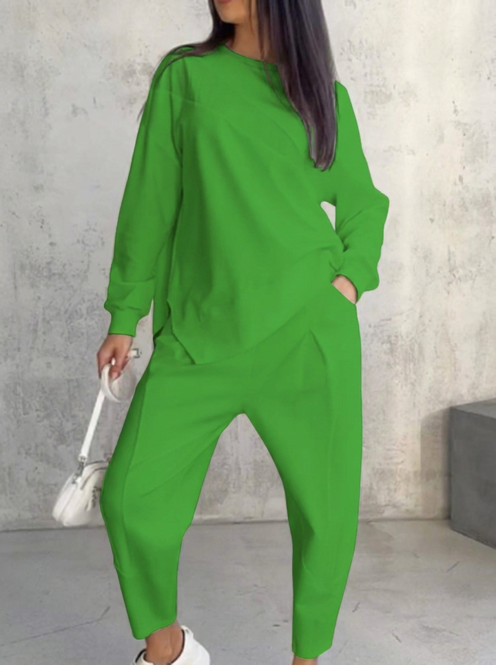 Lotte | Two-piece set with round neck and long sleeves