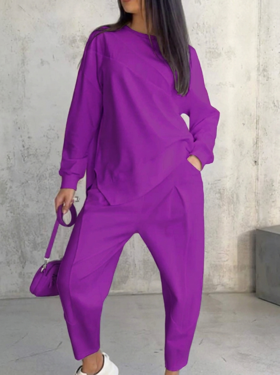 Lotte | Two-piece set with round neck and long sleeves