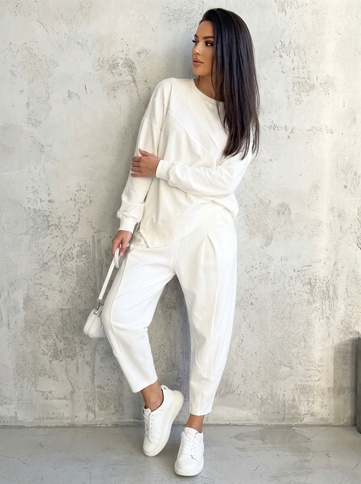 Lotte | Two-piece set with round neck and long sleeves