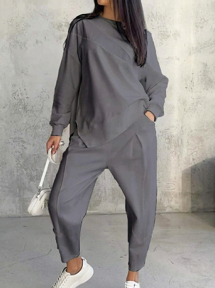 Lotte | Two-piece set with round neck and long sleeves