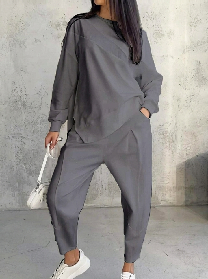 Lotte | Two-piece set with round neck and long sleeves