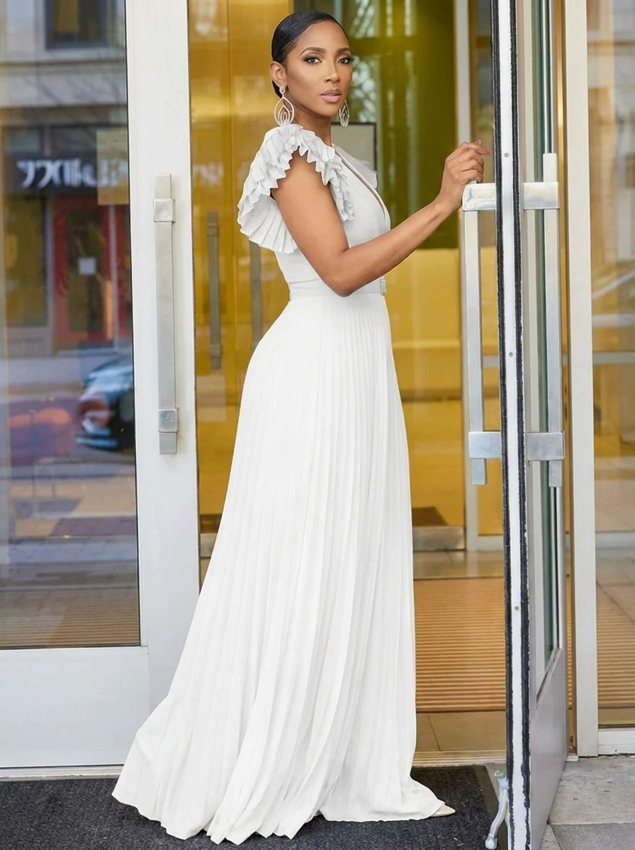 Maud™ - V-neck dress