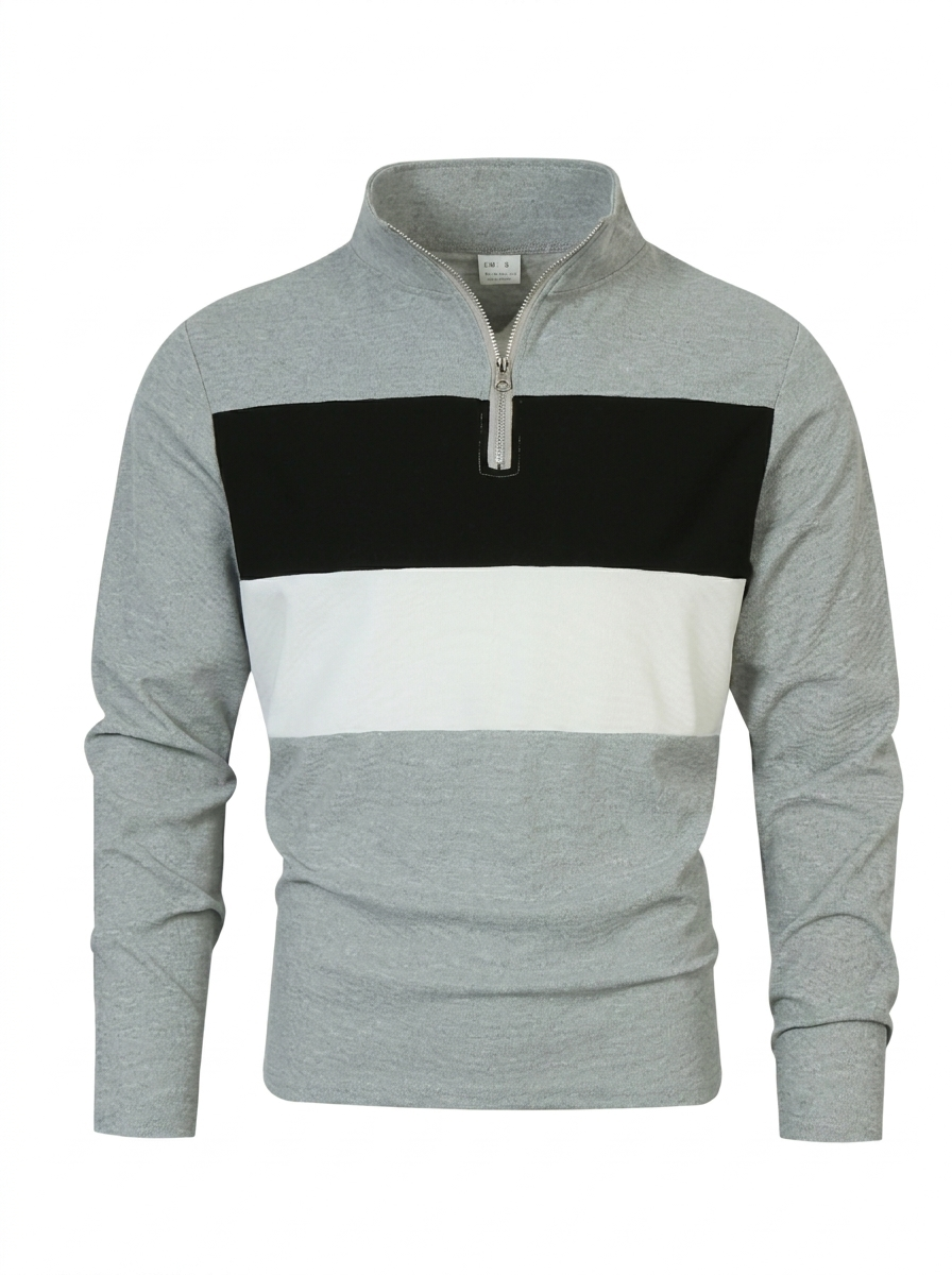 Brit & Boho™ | The Aspen Colorblock Quarter-Zip