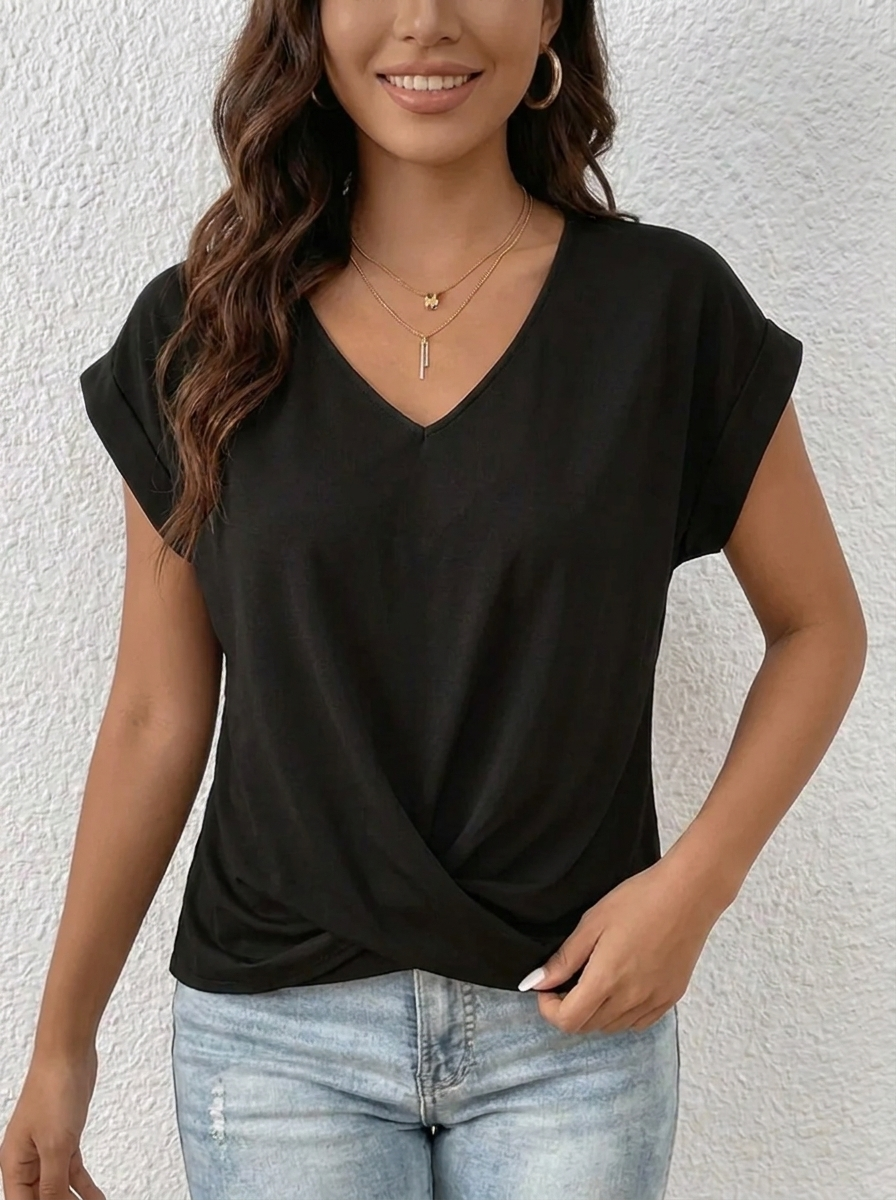 Sarah™ - Casual V-Neck T-Shirt