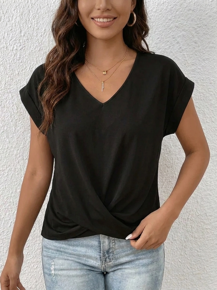 Sarah™ - Casual V-Neck T-Shirt